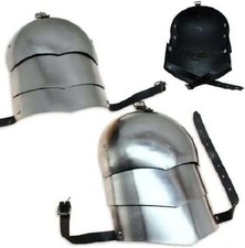 Fantasy Steel Pauldron & Gorget Shoulder Armor Set (LARP/Cosplay) — listing 5
