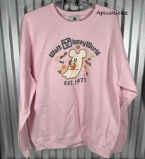 Walt Disney Mickey & Minnie Mouse Cropped Sweatshirt, Size Small — listing 3