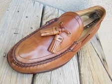 Cole Haan Men's Leather Tassel Loafers, Size 14 M, Dark Brown
