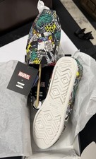 TOMS x Marvel Classic Youth Slip-On Shoes, Multi Marvel Comic Pop Print, Youth Size 2