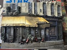 Scott Steele 3D Dimensional Cafe Storefront Wall Plaque — listing 4