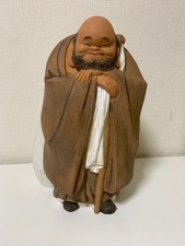 Vintage Japanese Hakata Ware Ceramic Hotei Figurine, 4 inches wide — listing 3