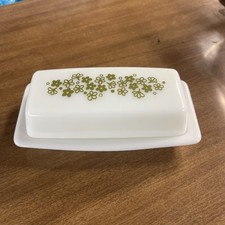 Vintage Pyrex Spring Blossom Green Cinderella Mixing Bowl (441 or 442) 444 — listing 2