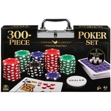 Cardinal Classics 300-Piece Professional Poker Set with Aluminum Case