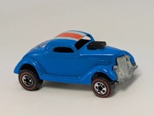 Hot Wheels Fat Fendered '40 Ford Coupe Die-Cast Car with 'Oldie But A Goodie' Ford Tampo, Blue — listing 6