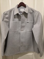 Lacoste Hooded Plaid Wool Flannel Overshirt / Shacket — listing 4