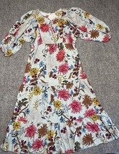 Anrabess Navy Tiered Babydoll Dress, 3/4 Bell Sleeve, Size Large (New with Tags) — listing 3