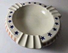 Boleslawiec Polish Pottery Hand-Painted Multicolor Floral Ashtray, UNIKAT Signature Pattern — listing 4