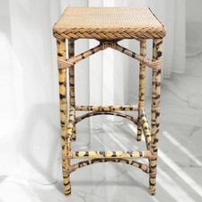 Antique Victorian Tiger Bamboo Three-Tier Plant Stand / Pedestal Table — listing 5