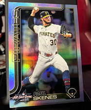2025 Topps Paul Skenes All-Star National League 75 Years of Baseball Insert Card (Cracked Ice / Foil Refractor), listing 6