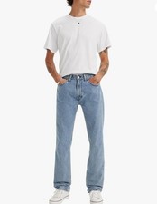 Levi's 505 Regular Fit Straight Leg Jeans, Medium Wash, W36 L30 — listing 2