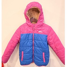 Eddie Bauer Kids Sherpa-Lined Plaid Fleece Snap-Front Shirt Jacket, Size 8 — listing 2