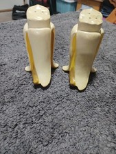 Vintage Japanese Ceramic Banana Bunch Salt and Pepper Shakers — listing 4