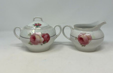 Z.S. & Co. Bavaria Porcelain Sugar and Creamer Set with Daisy Garland — listing 6