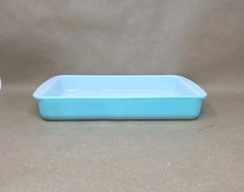 Vintage Pyrex 232 Brass Casserole Dish Carrier/Caddy with Cherry Fruit Motif, 8.5x13