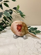Hand-Painted Porcelain Twin-Handle Vase with Roses on Green Ground — listing 4