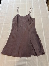 Victoria's Secret Ivory Silk Satin Slip Dress, Size L — listing 2