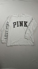 Victoria's Secret PINK Bling Sequin Zip Hoodie, Gray Marl, Size L — listing 2