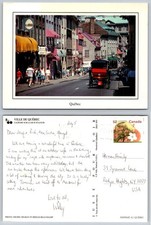 Pen and Ink Drawing 'Rue St. Louis a Quebec' with Boulanger Francais Shop Sign — listing 3
