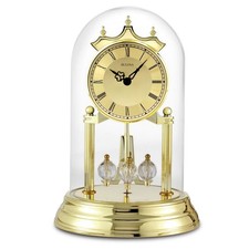 Bulova Quartz Anniversary Dome Clock with Silver-Tone Rotating Pendulum — listing 6