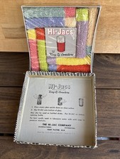 Vintage Hi-Jacs Terry Cloth Coasters, Complete Boxed Set with Original Lid — listing 4