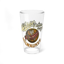 Vintage Schlitz Beer Advertising Tumbler Glasses, Set of 2