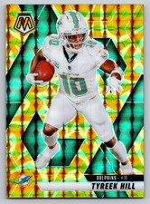 Panini Mosaic Tyreek Hill Blue Mosaic Prizm Football Card