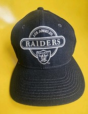 Vintage Los Angeles Raiders Snapback Trucker Hat with Helmet Logo — listing 6