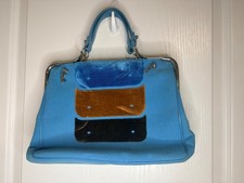 Roberta di Camerino Red Leather Handbag with Silver Repoussé Dome Studs — listing 4