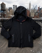 Hugo Boss Men's Black Hooded Water-Repellent Technical Jacket with Packable Design, Size XXL — listing 5