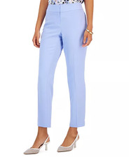 Kasper Women's Charcoal Gray Flat Front Side-Zip Dress Pants — listing 2