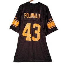 Vintage Troy Polamalu #43 Pittsburgh Steelers NFL Players Graphic T-Shirt — listing 2