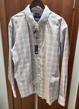 Egara Non-Iron Plaid Long Sleeve Button-Down Shirt 2XLT — listing 3