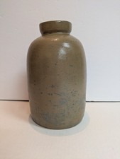 Antique Stoneware Canning Jar Crock with Threaded Neck — listing 5
