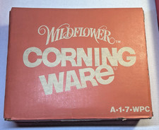 Corning Ware Wildflower Pattern 1-Quart Casserole Dish with Pyrex Lid — listing 2