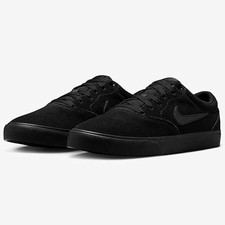 Nike SB Charge Canvas Skate Shoes - Triple Black