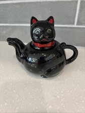 Vintage Figural Cat Novelty Teapot with Removable Head Lid — listing 5