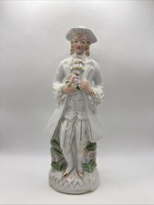 Vintage Colonial Gentleman Figurine, Hand-Painted Bisque Porcelain, listing 2