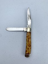Parker Cut. Co. Two-Blade Trapper Folding Pocket Knife with Bone Handle — listing 3