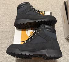 Timberland Field Boot Brown Leather & Green Fabric (Boys/Kids Size 7) — listing 5