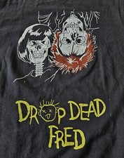 Drop Dead Clothing "If All Else Fails Play Dead" Green Graphic T-Shirt, Size M — listing 4