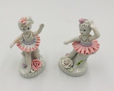 Group Lot of Mid-Century Hand-Painted Porcelain Figurines (Colonial Couples, Courting Scenes, Cherubs)