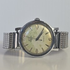 Vintage Waltham Incabloc 17-Jewel Manual-Wind Wristwatch with Speidel Stretch Band — listing 3