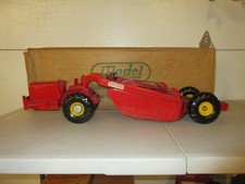 Vintage Model Toys Heiliner Earth Mover Scraper - Pressed Steel Construction Toy — listing 2