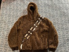 Star Wars Chewbacca Faux Fur Hooded Costume Sweatshirt with Bandolier Design — listing 3