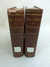 The Story of France - Antique Blue Cloth Hardcover with Gilt Republican Coat of Arms — listing 3