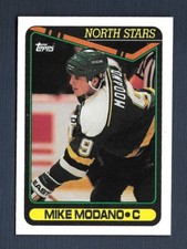 Mike Modano 1993-94 Topps Premier Hockey Card Mounted on Wood Plaque — listing 3