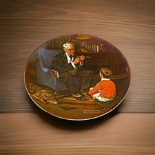 Norman Rockwell "The Tycoon" Knowles Collector Plate