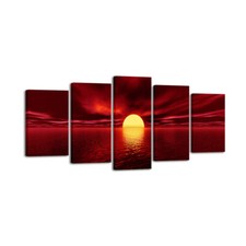 Sunrise Country Road Landscape Photography Canvas Print, Gallery-Wrapped — listing 3