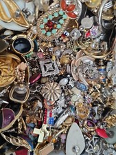 Mixed Lot of Costume & Fashion Jewelry — Necklaces, Bracelets, Turquoise Beads, Crosses & Charms — listing 6